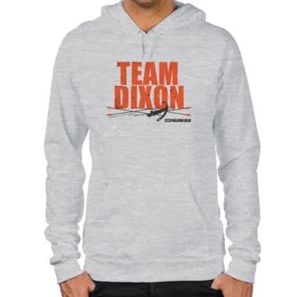 AMC Walking Dead Team Dixon Sweatshirt Hoodie, Unisex Size L, New without Tag - Picture 1 of 4